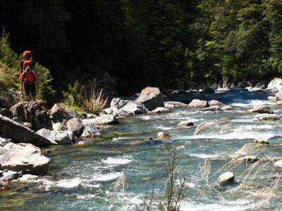 Track okolo Lake Rotoroa