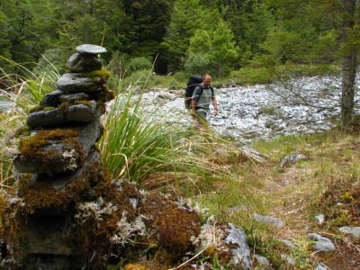 Track okolo Lake Rotoroa