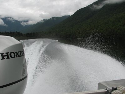 Track okolo Lake Rotoroa